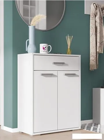 Тумба Стендмебель Лоренцо (белый/белый)