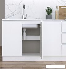 Шкаф напольный Артём-Мебель Мэри 800мм СН-114.215 (белый)