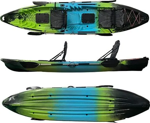 Байдарка BarrakuDA SOT390 (черный/зеленый/синий)