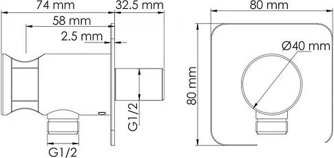 Шланговое подключение Wasserkraft A275