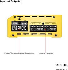 Автомобильный усилитель Recoil RL880.4