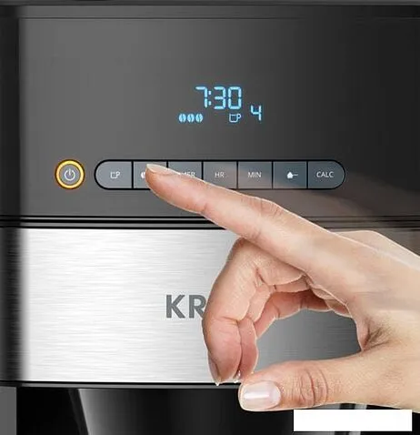 Капельная кофеварка Krups Grind Aroma KM832810
