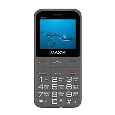 Кнопочный телефон Maxvi B231 (серый) Кнопочный телефон Maxvi B231 (серый)