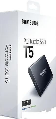 Внешний накопитель Samsung T5 1TB (черный)