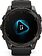Умные часы Garmin Fenix 8 Sapphire 51мм (угольно-серый DLC, пепельно-черный силиконовый ремешок)