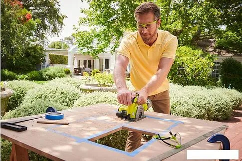 Дисковая (циркулярная) пила Ryobi R18MMS-0 (без АКБ)