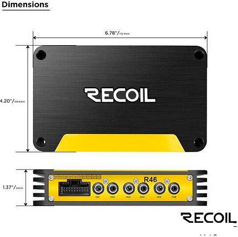 Автомобильный усилитель Recoil R46