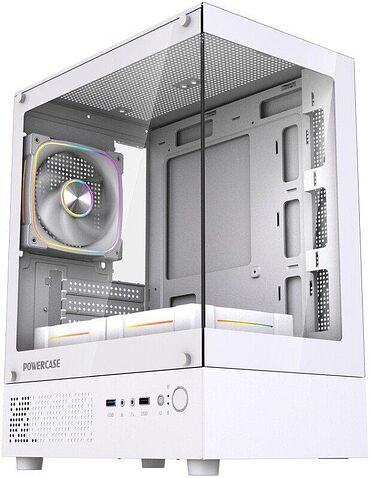 Корпус Powercase Vision Micro M1 ARGB CVMM1W-A3