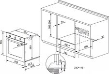 Электрический духовой шкаф Nordfrost HM 6080 W (белый)