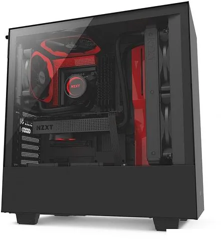 Корпус NZXT H500 (черный/красный)