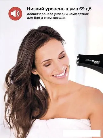 Фен ETI Micro Stratos 3600 (черный)