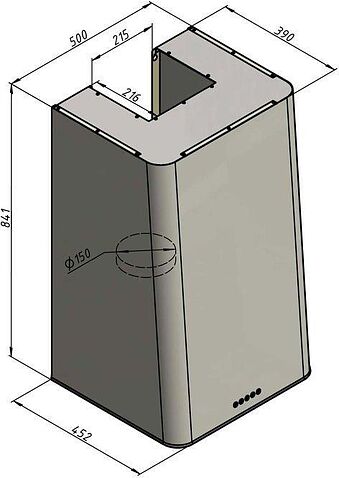 Кухонная вытяжка Elikor MIX 50П-650-Э3Д 942323 (белый)