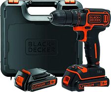 Дрель-шуруповерт Black & Decker BDCDC18KB (с 2-мя АКБ и кейсом) Дрель-шуруповерт Black & Decker BDCDC18KB (с 2-мя АКБ и кейсом)