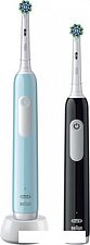 Комплект зубных щеток Oral-B Pro Series 1 D305.523.3H (2 шт, черный/бирюзовый) Комплект зубных щеток Oral-B Pro Series 1 D305.523.3H (2 шт, черный/бирюзовый)