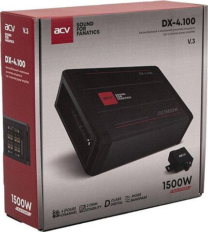 Автомобильный усилитель ACV DX-4.100 V3