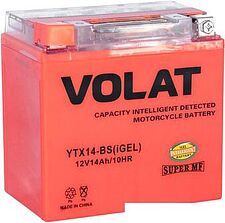 Мотоциклетный аккумулятор VOLAT YTX14-BS(iGEL) (14 А·ч)