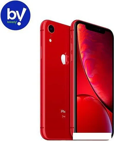 Смартфон Apple iPhone XR 64GB Восстановленный by Breezy, грейд B (PRODUCT)RED