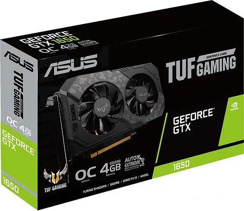 Видеокарта ASUS TUF GeForce GTX 1650 Gaming OC 4GB GDDR6