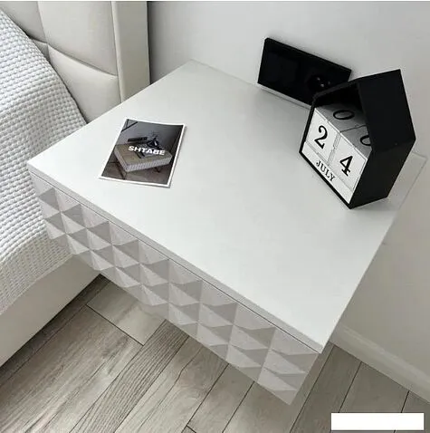 Тумба Shtabe Simple 7000 эко (травертин/белый)