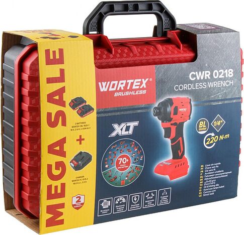 Винтоверт Wortex CWR 0218 1329731 (с 2-мя АКБ, кейс)