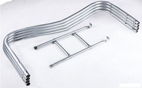 Батут Atlas Sport 312 см - 10ft Basic (с лестницей, зеленый)