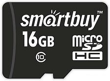 Карта памяти Smart Buy microSDHC SB16GBSDCL10-01LE 16GB (с адаптером) Карта памяти Smart Buy microSDHC SB16GBSDCL10-01LE 16GB (с адаптером)