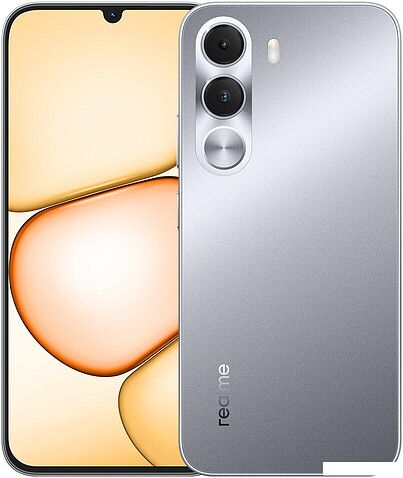 Телефон Realme C100i RMX5377 4GB/128GB азиатская версия (серебристый)