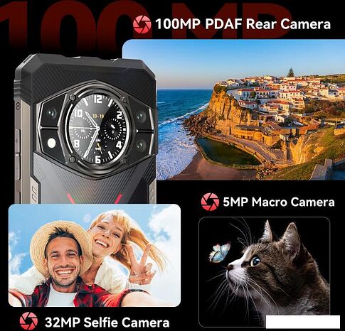 Смартфон Cubot Kingkong AX 12GB/256GB (черный)