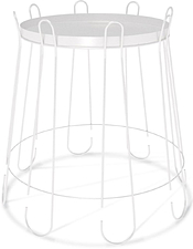 Журнальный столик Sheffilton SHT-CT6 (белый муар)