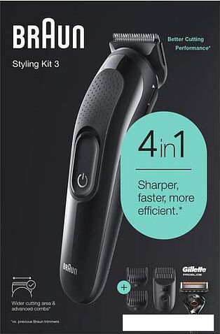 Универсальный триммер Braun Styling Kit 3 4 in 1 SK3300