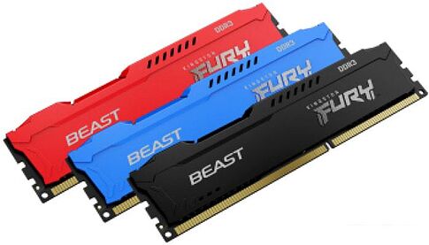 Оперативная память Kingston FURY Beast 2x8GB DDR3 PC3-12800 KF316C10BBK2/16