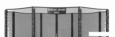 Батут Atlas Sport 252 см - 8ft Pro (с лестницей, внешняя сетка, сливовый)