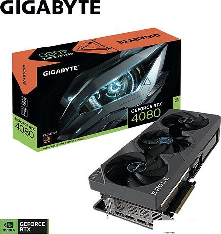 Видеокарта Gigabyte GeForce RTX 4080 16GB Eagle GV-N4080EAGLE-16GD
