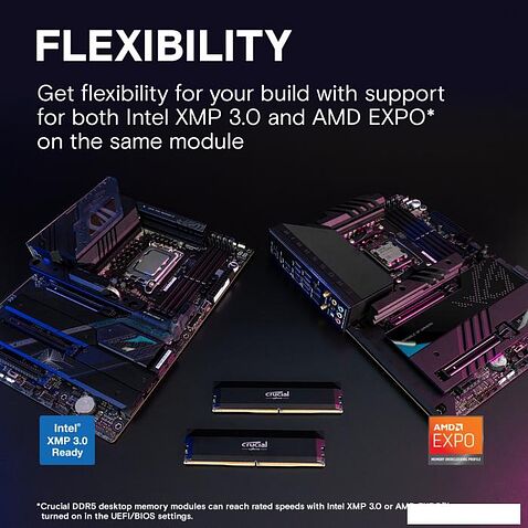 Оперативная память Crucial Pro Overclocking Edition 2x16ГБ DDR5 6000 МГц CP2K16G60C36U5B