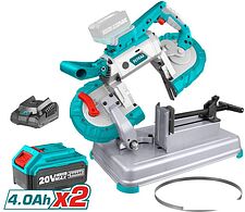 Ленточная пила Total TBSLI201272 (с 2-мя АКБ)