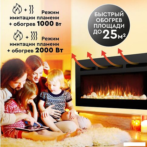 Электрокамин Planta PFP-INS040 Multicolor