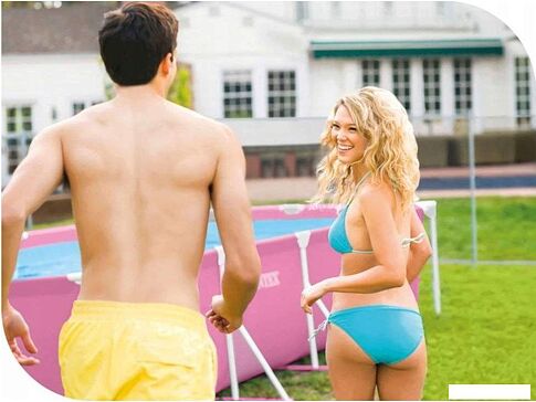 Каркасный бассейн Intex Rectangular Frame 28266 (220x150x60)