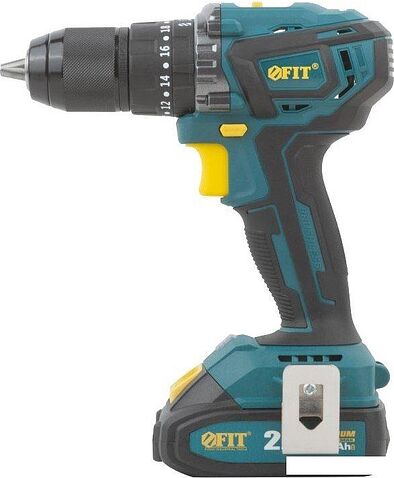 Ударная дрель-шуруповерт FIT 79903 (с 2-мя АКБ, кейс)