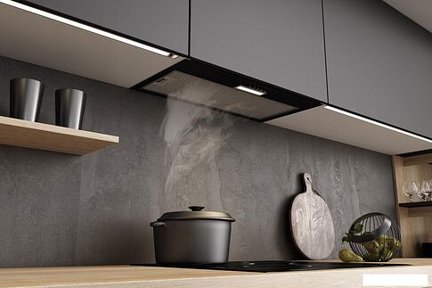 Кухонная вытяжка Elikor Cube Basic 60П-500-КЗД (черный)