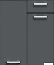 Готовая кухня Интерлиния Мила Лайт 3.0-ПМ2 (дуб серый/дуб серый/дуб бунратти)