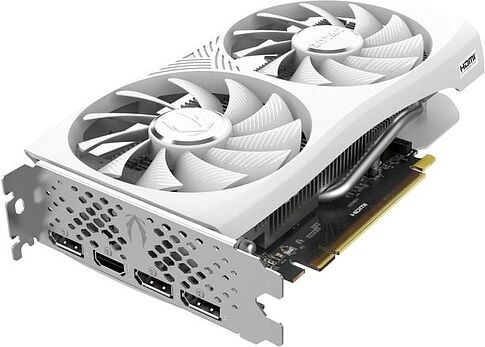 Видеокарта ZOTAC GeForce RTX 4060 8GB Twin Edge OC White Edition ZT-D40600Q-10M