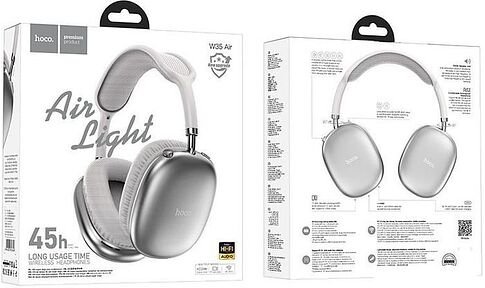 Наушники Hoco W35 Air Light (серебристый)