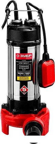 Насос Зубр Мастер НПФ-1500-Р