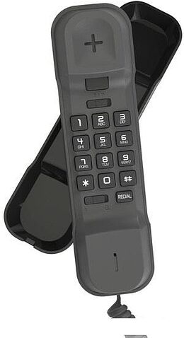 Проводной телефон Alcatel T06 (черный)