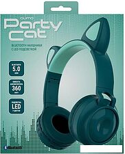 Наушники QUMO Party Cat 32302 (бирюзовый)