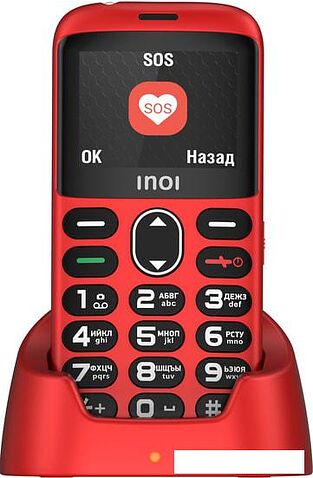 Мобильный телефон Inoi 118B (красный)