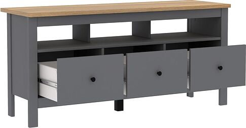 Тумба Mio Tesoro Сага 3 ящика 2.08.03.090.15 (серый/ясень)