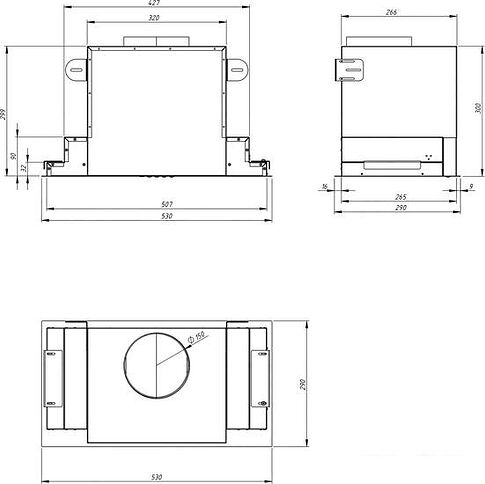Кухонная вытяжка Akpo Neva Glass 60 WK-4 WH (белый/нержавеющая сталь)