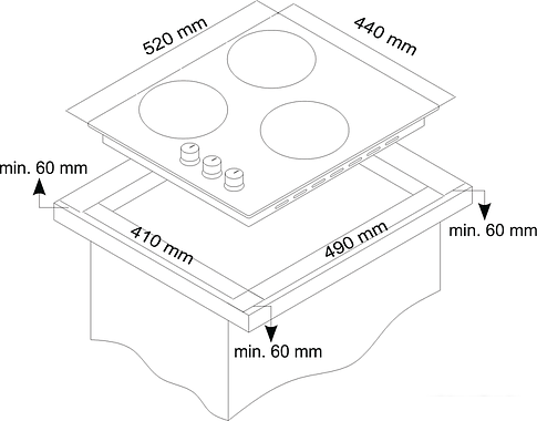 Варочная панель Simfer H45V35M516