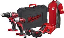 Milwaukee M18 BPP2D-402C 4933447126 (шуруповерт, винтоверт, 2 АКБ, кейс) Milwaukee M18 BPP2D-402C 4933447126 (шуруповерт, винтоверт, 2 АКБ, кейс)